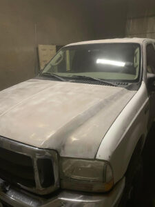 Kavips antique truck before painting