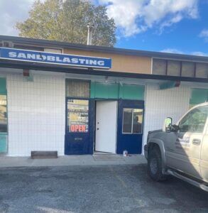Kavips office exterior after painting