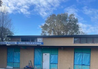 Kavips office exterior before painting