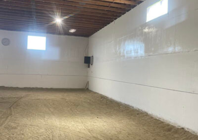 Kavips riding facility walls after painting